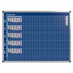 Klassen-Plantafel, 10 Stunden Mo-Fr, für 35 Klassen, 103x157 cm, 